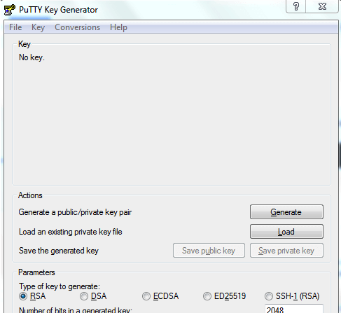 Generate SSH Key on Windows with Putty